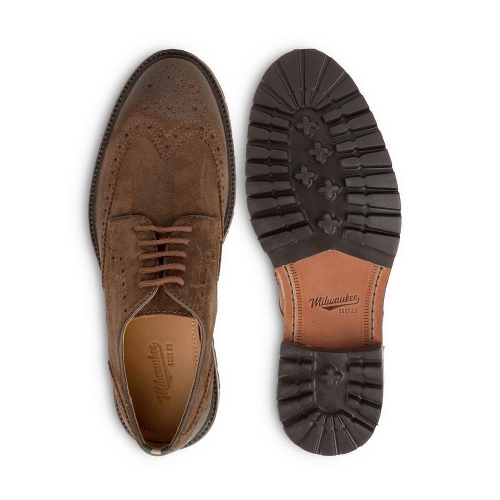 DARK BROWN ASTOR WINGTIP - Perspective 3